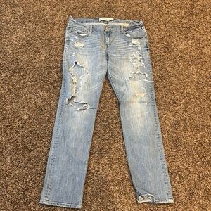Abercrombie and Fitch distressed jeans